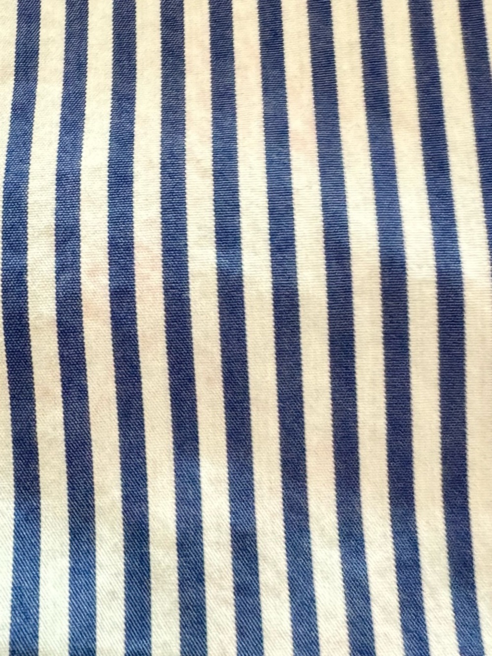 The Shirt by Rochelle Behrens Blue & White Striped Button-Down Shirt Small - Picture 4 of 6
